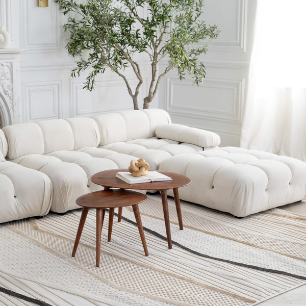 Homeroots 4' X 6' Gray Brown And Beige Abstract Area Rug  Polyester 558403