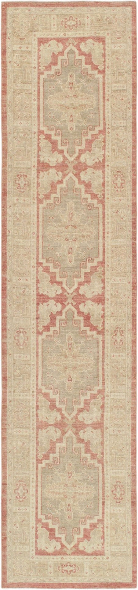 Pasargad Home Oushak Collection Hand-knotted Wool Area Rug - Timeless Elegance For Any Space   B-316 3x13
