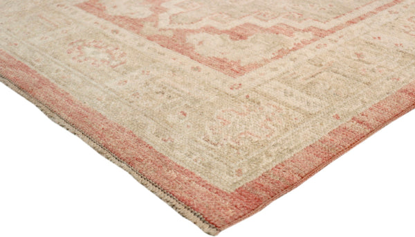Pasargad Home Oushak Collection Hand-knotted Wool Area Rug - Timeless Elegance For Any Space   B-316 3x13