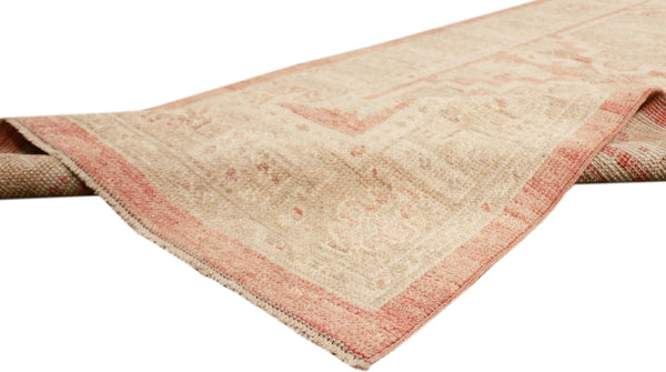 Pasargad Home Oushak Collection Hand-knotted Wool Area Rug - Timeless Elegance For Any Space   B-316 3x13