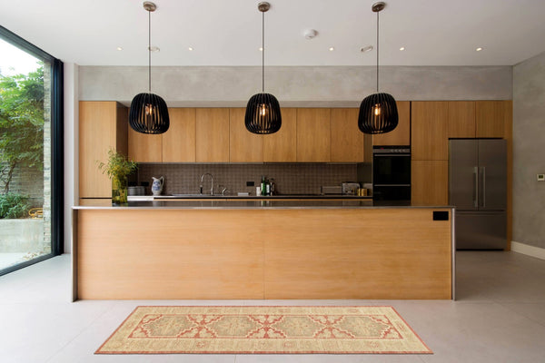 Pasargad Home Oushak Collection Hand-knotted Wool Area Rug - Timeless Elegance For Any Space   B-316 3x13