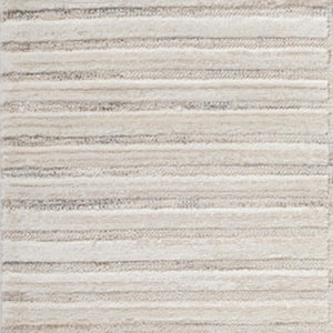 HomeRoots 8' X 11' Cream and Beige Abstract Area Rug - Stylish, Durable, Stain-Resistant Design for Modern Homes 558432
