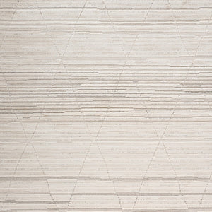 Homeroots 4' X 6' Cream And Beige Abstract Area Rug  Polyester 558453