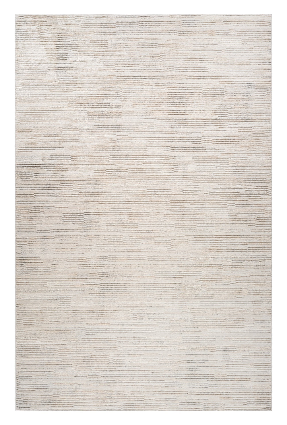 Homeroots 4' X 6' Gray And Beige Geometric Distressed Area Rug  Polyester 558459