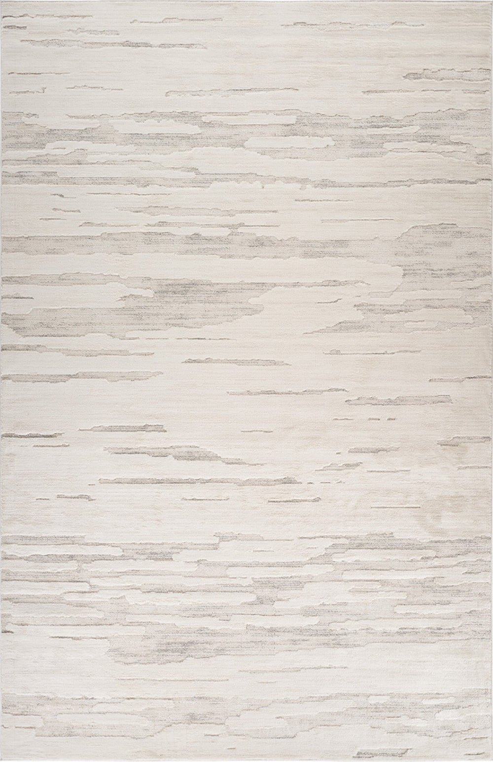 HomeRoots 7' Gray and Beige Abstract Distressed Area Rug - Stylish, Durable, and Perfect for Modern Interiors 558461