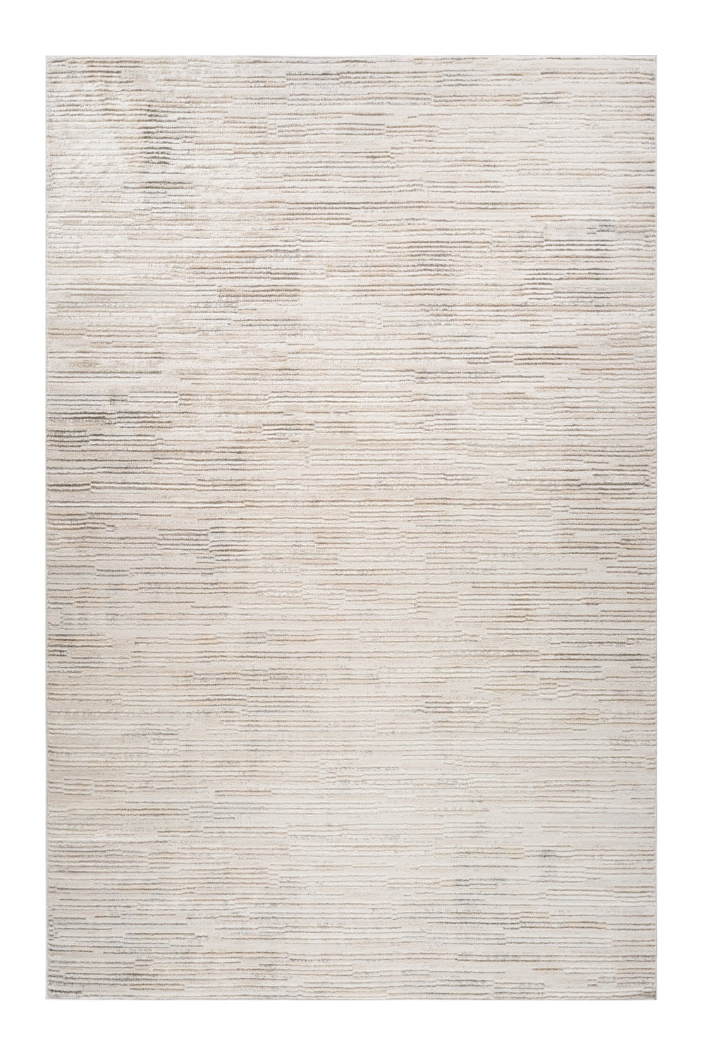 Homeroots 8' X 11' Gray And Beige Geometric Distressed Area Rug  Polyester 558462