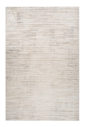 Homeroots 8' X 11' Gray And Beige Geometric Distressed Area Rug  Polyester 558462