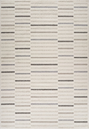 Homeroots 4' X 6' Gray And Cream Abstract Distressed Area Rug  Polypropylene 558464