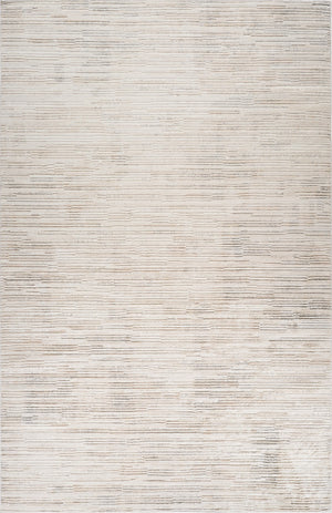 HomeRoots 5' Cream and Beige Abstract Area Rug – Modern, Stain-Resistant, Perfect for Living Spaces and Pets 5' X 8' 558503