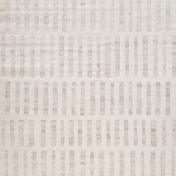 Homeroots 8' X 11' Gray And Beige Geometric Distressed Area Rug  Polyester 558517