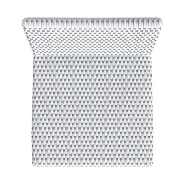 Butler Specialty Serienna Low Back Rattan Counter Stool – Stylish Modern Island Charm For Kitchen And Bar Spaces White And Gray Rattan,Polyurethane Synthetic (Pe) Rattan 5585266-butler