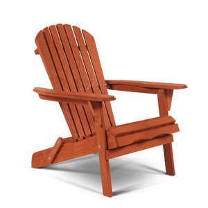 Homeroots 32" Battleship Gray And Natural Wood Heavy Duty Plastic Outdoor Adirondack Chair  Plastic 558551