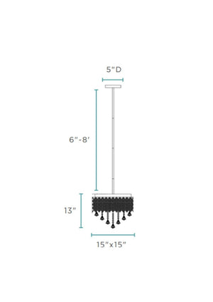 HomeRoots Silver Nine-Light Crystal Chandelier - Dimmable Elegance with Clear Shades for Any Décor Space 558714
