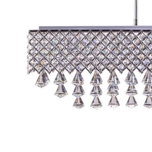 HomeRoots Silver Contemporary Twelve-Light Dimmable Chandelier with Clear Shades for Modern Décor Spaces 558715