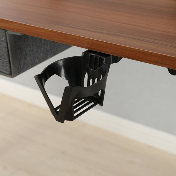 HomeRoots 45" Adjustable Oak and White Standing Desk - Ergonomic Design for Modern Workspaces with USB Outlet 558721