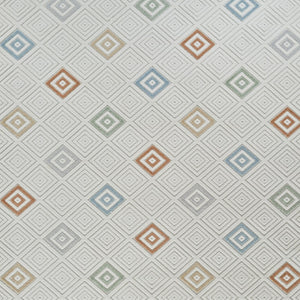 Homeroots 5' X 7' Cream And Beige Geometric Distressed Indoor Outdoor Area Rug  Polypropylene 558730