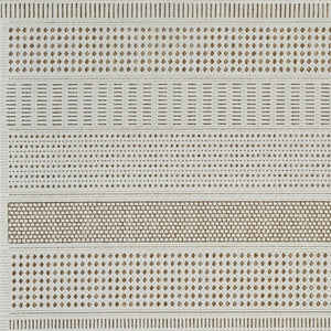 Homeroots 8' X 10' Beige And Brown Geometric Distressed Indoor Outdoor Area Rug  Polypropylene 558749