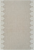 Homeroots 6' X 9' Beige And Brown Geometric Distressed Indoor Outdoor Area Rug  Polypropylene 558762