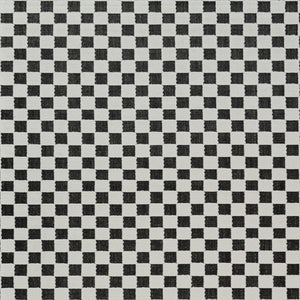 Homeroots 6' X 9' Black And White Geometric Distressed Indoor Outdoor Area Rug  Polypropylene 558811