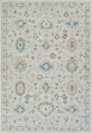 Homeroots 8' X 11' Cream And Beige Abstract Distressed Area Rug  Polypropylene 558887