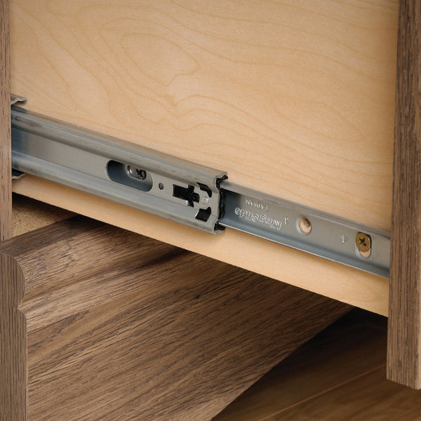 English Elm Lateral File - Stylish Brown Storage Solution With Lockable Drawer, Adjustable Shelves & Compact Design B356P402708