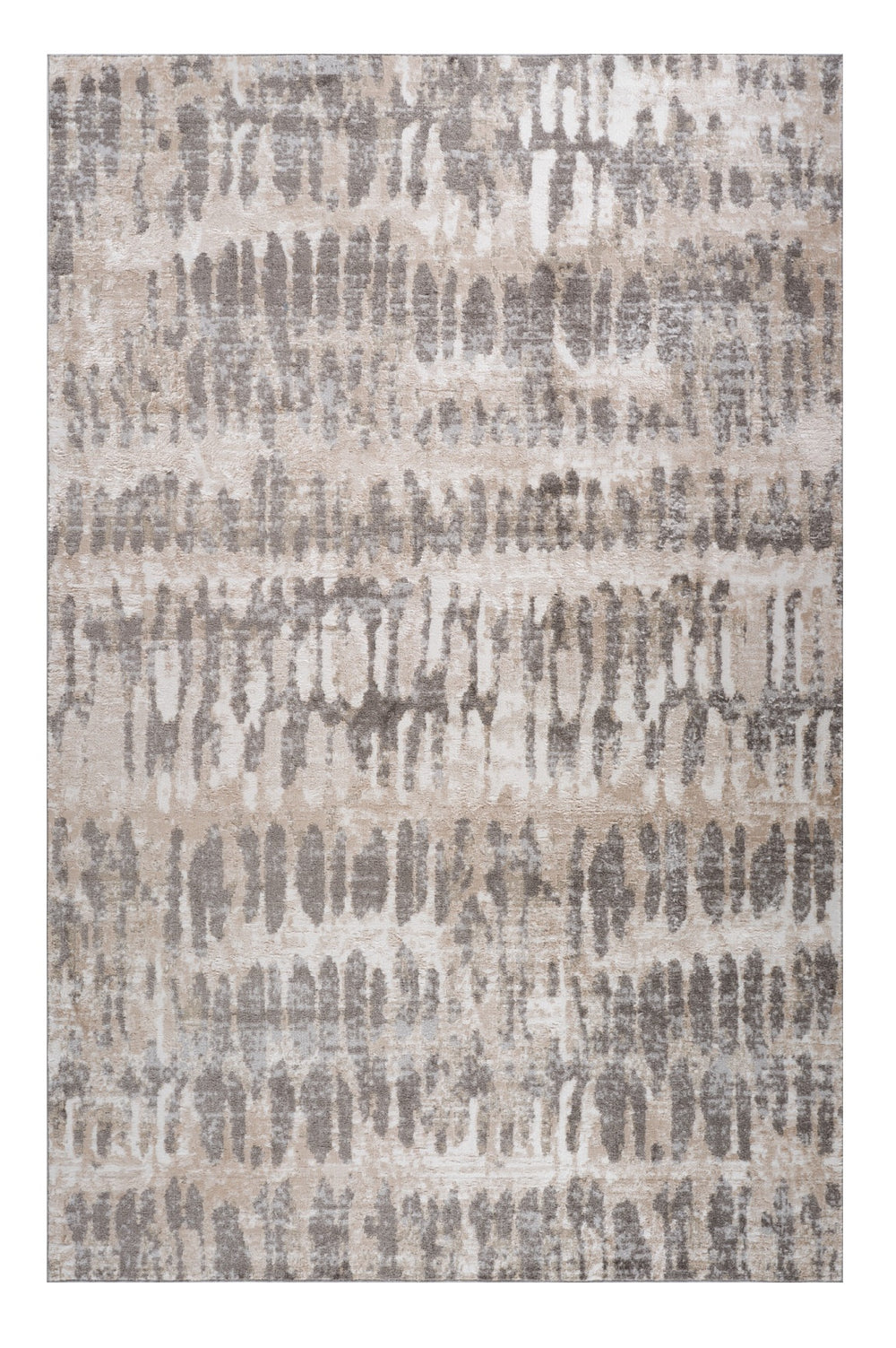 Homeroots 7' X 10' Beige And Brown Abstract Distressed Area Rug  Polyester 558970