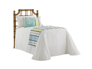 Lexington Tommy Bahama Home St. Kitts Rattan Headboard - Elevate Your Bedroom With Luxurious Island-inspired Design And Elegance Bermuda Sands  558-141hb