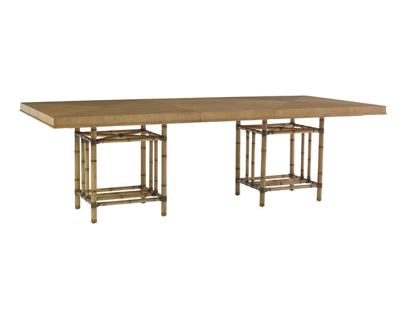 Lexington Tommy Bahama Home Caneel Bay Dining Table - Embrace Casual Elegance With Luxurious Design For Effortless Entertaining Bermuda Sands  558-876c