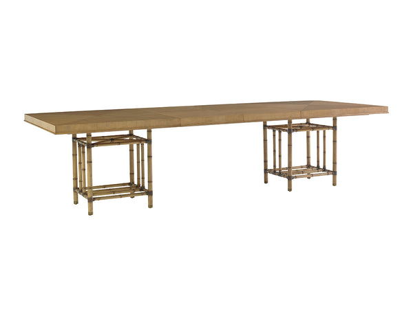 Lexington Tommy Bahama Home Caneel Bay Dining Table - Embrace Casual Elegance With Luxurious Design For Effortless Entertaining Bermuda Sands  558-876c