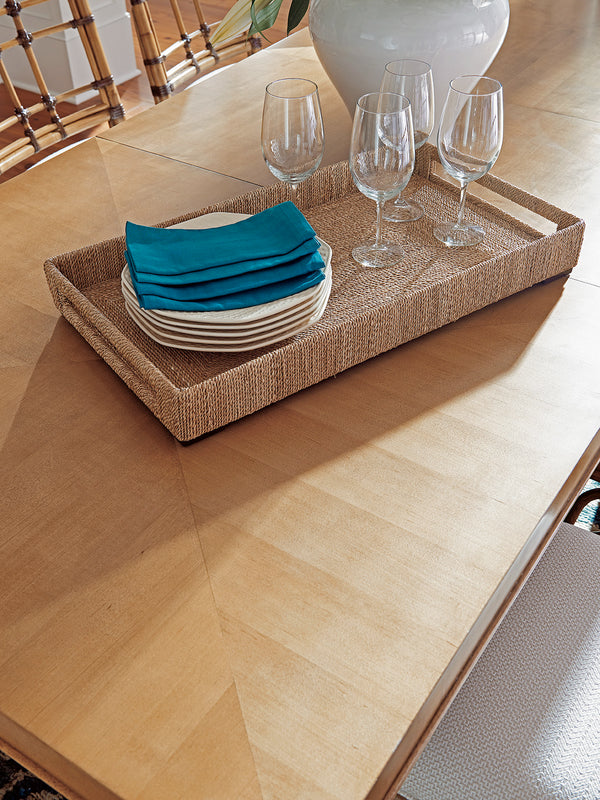 Lexington Tommy Bahama Home Caneel Bay Dining Table - Embrace Casual Elegance With Luxurious Design For Effortless Entertaining Bermuda Sands  558-876c