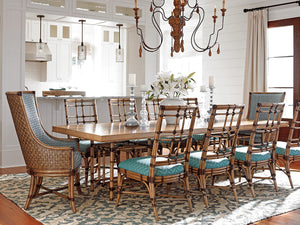 Lexington Tommy Bahama Home Caneel Bay Dining Table - Embrace Casual Elegance With Luxurious Design For Effortless Entertaining Bermuda Sands  558-876c