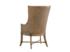 Lexington Tommy Bahama Home Balfour Host Chair - Embrace Casual Elegance With Luxurious Comfort And Natural Textures For Dining Bermuda Sands  558-885-01
