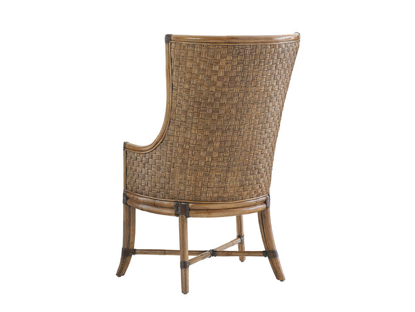 Lexington Tommy Bahama Home Balfour Host Chair - Embrace Casual Elegance With Luxurious Comfort And Natural Textures For Dining Bermuda Sands  558-885-01