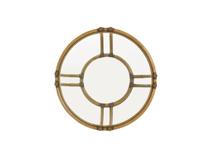 Lexington Tommy Bahama Home Turtle Beach Cocktail Table - Luxurious Rattan Design With Tempered Glass Top For Elegant Living Spaces Bermuda Sands  558-943