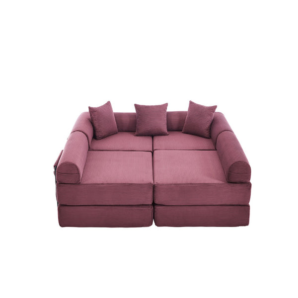 English Elm United We Win Versatile Convertible Folding Sofa Bed With Memory Foam For Apartments & Guest Rooms W1568S00249-GIGA