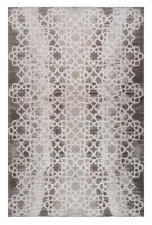 Homeroots 5' X 8' Brown And Beige Abstract Distressed Area Rug  Polyester 559001