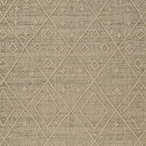 HomeRoots 5' Beige and Brown Geometric Distressed Area Rug – Durable, Stylish for Indoor and Outdoor Spaces 5' X 8' 559075