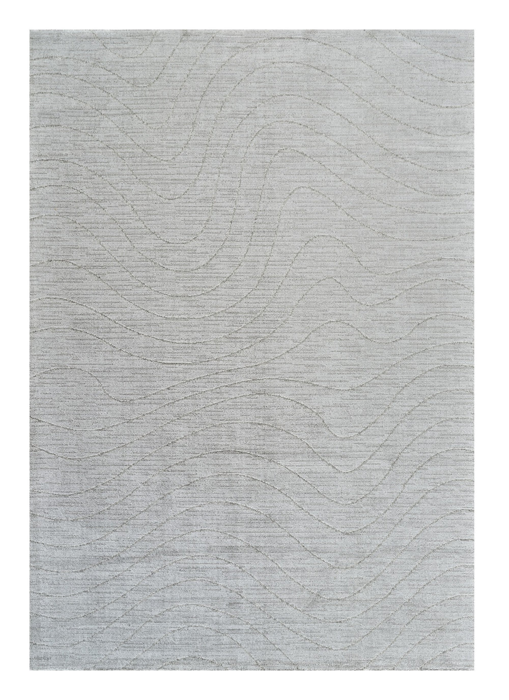 Homeroots 4' X 6' Gray Abstract Non Skid Area Rug  Polyester 559085