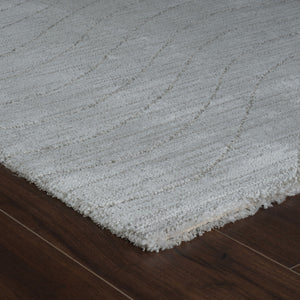 Homeroots 4' X 6' Gray Abstract Non Skid Area Rug  Polyester 559085