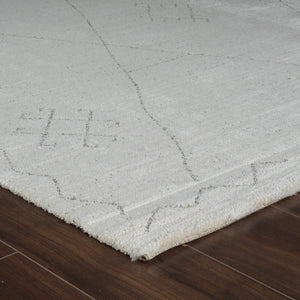 Homeroots 4' X 6' Cream And Beige Abstract Non Skid Area Rug  Polyester 559090