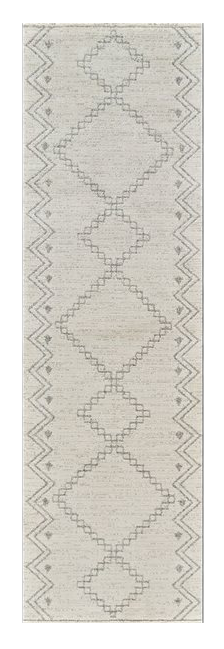 Homeroots 8' Cream And Beige Abstract Distressed Area Rug  Polyester 559094