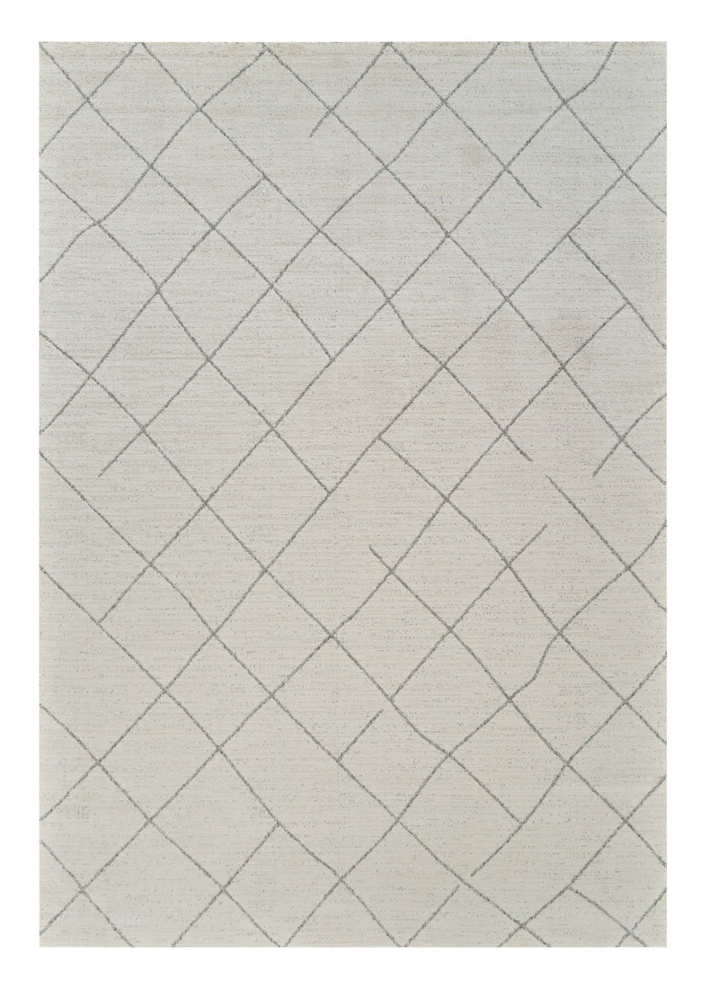 HomeRoots 4' Cream and Beige Abstract Distressed Area Rug – Stylish, Durable, Stain-Resistant Design for Any Room 4' X 6' 559105