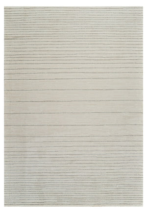 Homeroots 8' Cream And Beige Abstract Non Skid Runner Rug  Polyester 559119