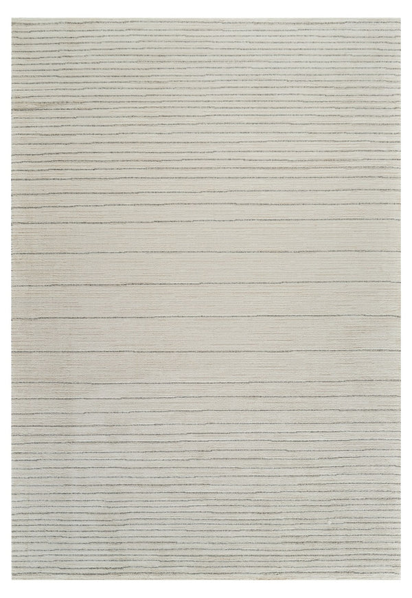 Homeroots 8' Cream And Beige Abstract Non Skid Runner Rug  Polyester 559119