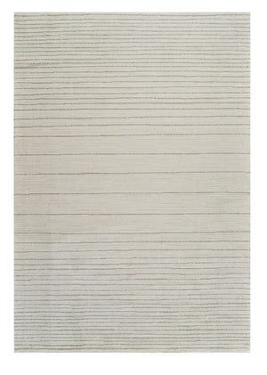 Homeroots 5' X 8' Cream And Beige Abstract Non Skid Area Rug  Polyester 559121
