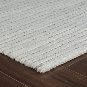 Homeroots 7' X 10' Cream And Beige Abstract Non Skid Area Rug  Polyester 559122