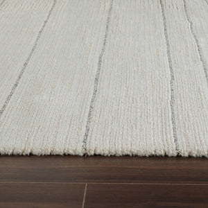 Homeroots 7' X 10' Cream And Beige Abstract Non Skid Area Rug  Polyester 559122