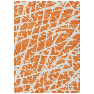 HomeRoots 5' Beige and Ivory Abstract Area Rug - Washable, Non-Skid, Stylish for Indoor and Outdoor Spaces 8' X 10' 559286