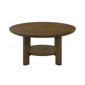 English Elm Square Engineered Wood Cocktail Table Matte Black Pedestal Base Modern Living Room B016P469766