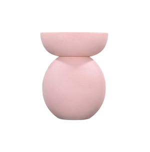 Basset Mirror Eden Accent Table - Modern Blush Faux Plaster Design For Chic Contemporary Home Decor Style Pink Wood ,Plaster 5594-lr-223